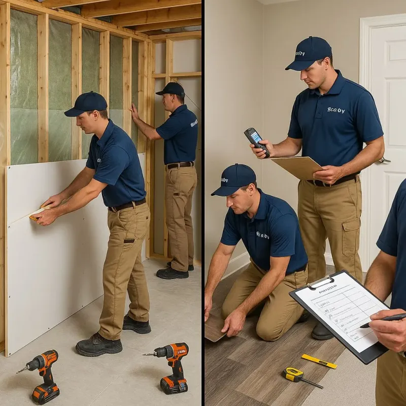 Repairs and Reconstruction process in Hillcrest, NY